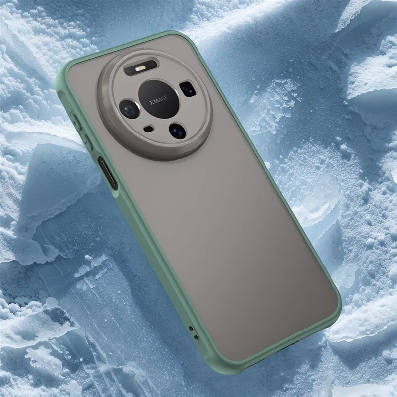 Coque pour Huawei Mate 80 Étui anti-chute avec amortisseurs translucide mat PC + TPU - Vert