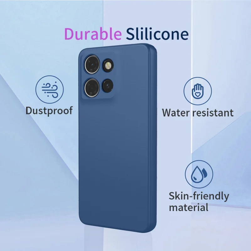 Bulk Purchasing for Motorola Moto G Power 5G Case Liquid Silicone Feel Soft TPU Protective Phone Cover - Blue