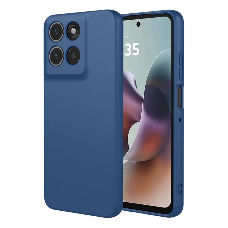 Bulk Purchasing for Motorola Moto G56 5G Case Liquid Silicone Feel Soft TPU Protective Phone Cover - Blue