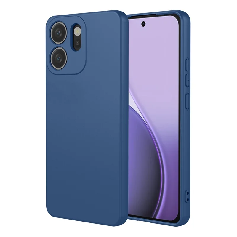 Bulk Purchasing for Oppo Reno14 F 5G Case Liquid Silicone Feel Soft TPU Protective Phone Cover - Blue