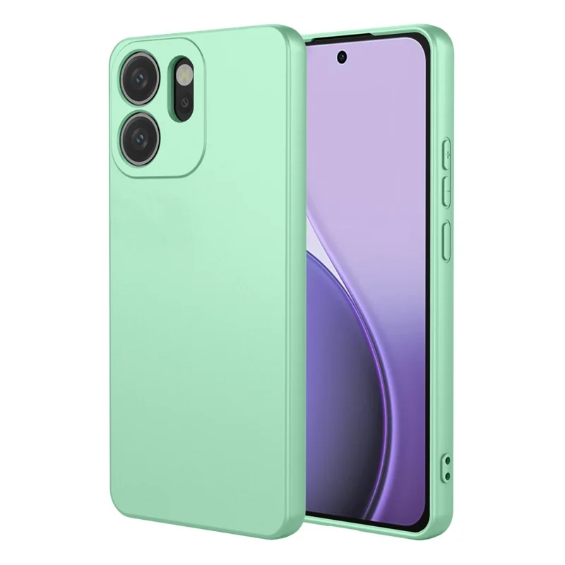 Bulk Purchasing for Oppo Reno14 F 5G Case Liquid Silicone Feel Soft TPU Protective Phone Cover - Matcha Green