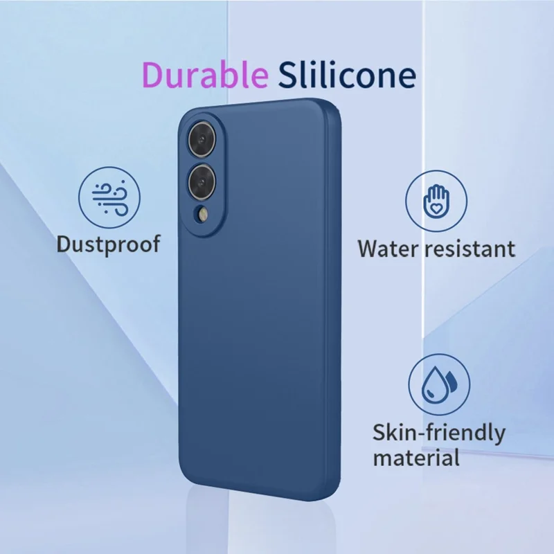 Bulk Purchasing for Samsung Galaxy S25 Edge Case Liquid Silicone Feel Soft TPU Protective Phone Cover - Blue