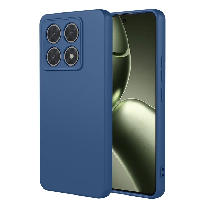Bulk Purchasing for Xiaomi 14T Case Liquid Silicone Feel Soft TPU Protective Phone Cover - Blue