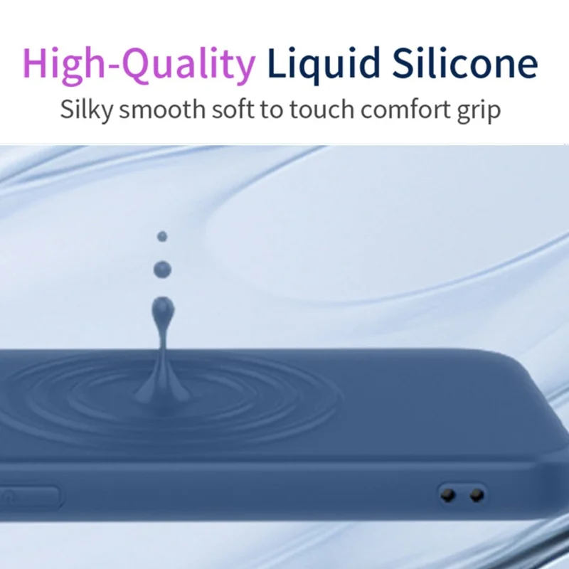 Bulk Purchasing for iPhone Air Case Liquid Silicone Feel Soft TPU Protective Phone Cover - Blue