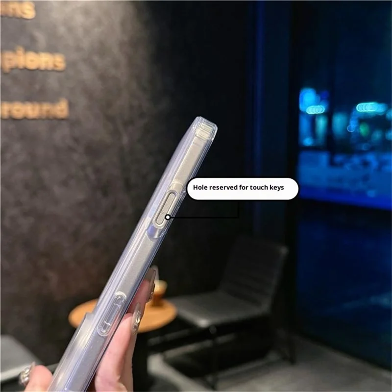 For iPhone 17 Magnetic Case Compatible with MagSafe TPU + PC Laser Gradient Color Changing Phone Cover - Matte