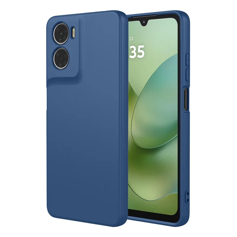 Bulk Purchasing for Motorola Moto G06 Power 4G / G06 4G Case Liquid Silicone Feel Soft TPU Protective Phone Cover - Blue