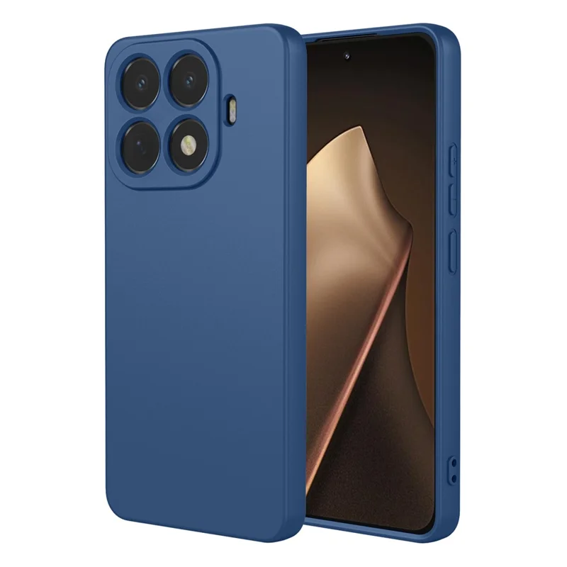 Bulk Purchasing for Xiaomi 15T Pro Case Liquid Silicone Feel Soft TPU Protective Phone Cover - Blue