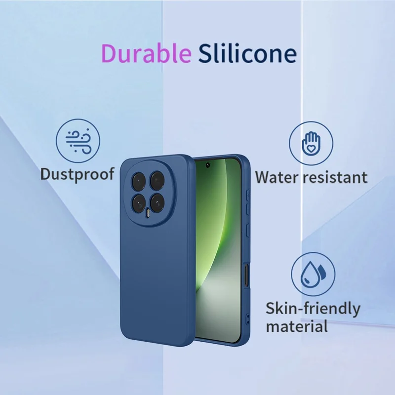 شراء بالجملة لهونر ماجيك 8 5G غطاء واقي من السيليكون السائل مصنوع من مادة TPU ناعمة - أزرق