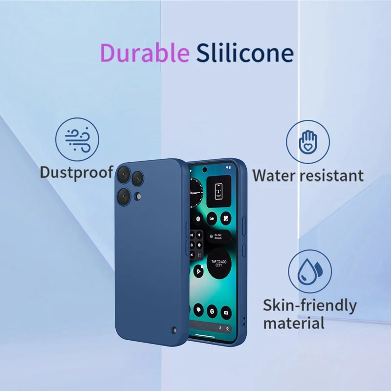 Bulk Purchasing for Nothing Phone (3a) Lite 5G Case Liquid Silicone Feel Soft TPU Protective Phone Cover - Blue