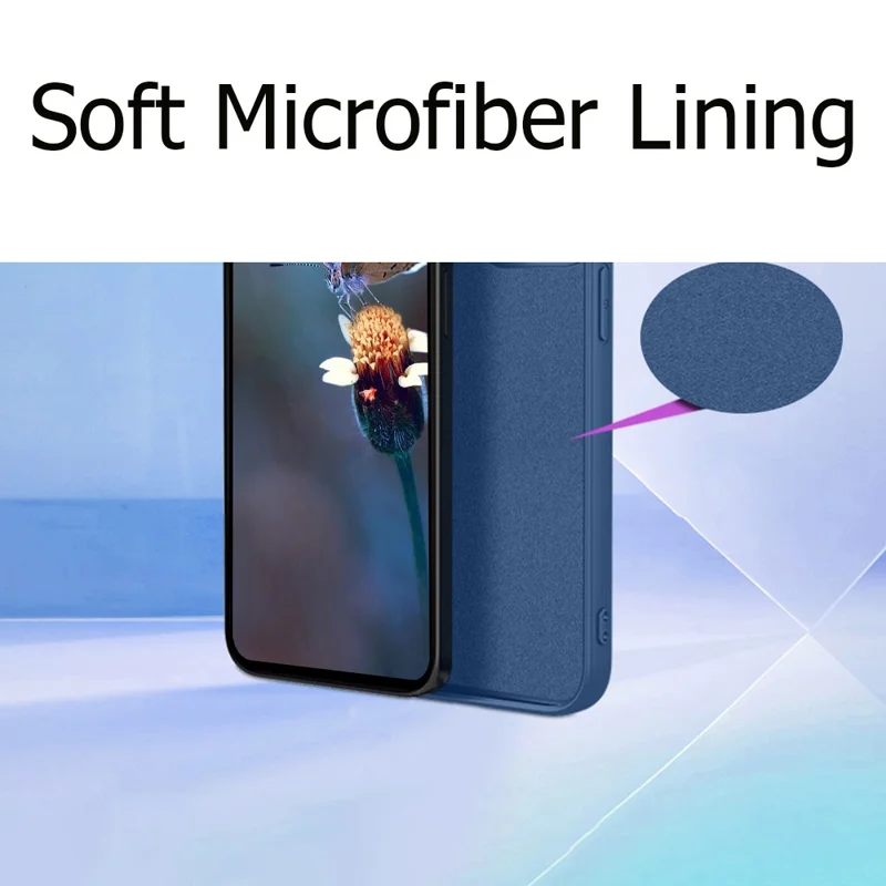 Engroskøb af Honor 400 Smart 4G / 400 Smart 5G / X7d 4G hylse med følelse af silikone, blød TPU-beskyttelseshylse - Blå