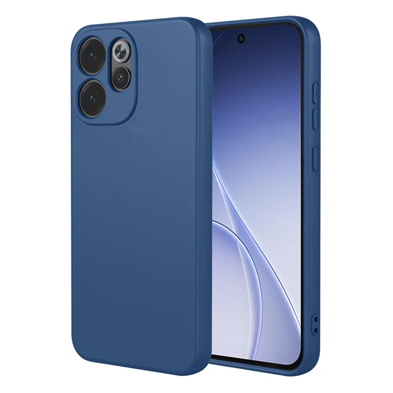 Bulk Purchasing for Oppo Reno15 F 5G Case Liquid Silicone Feel Soft TPU Protective Phone Cover - Blue