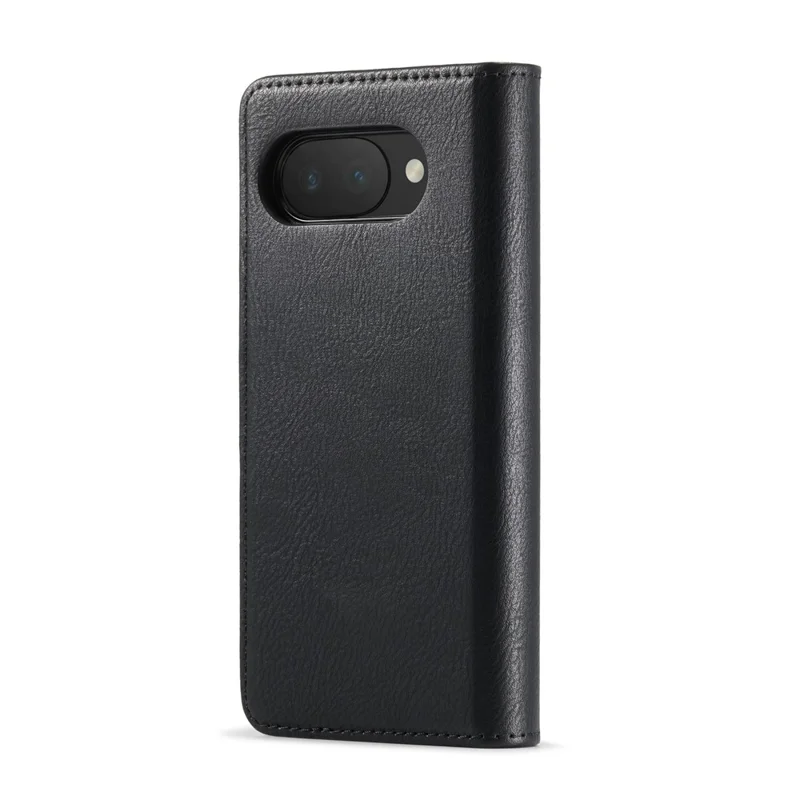 DG.MING for Google Pixel 10a Case Detachable Wallet Stand Split Leather Phone Cover - Black