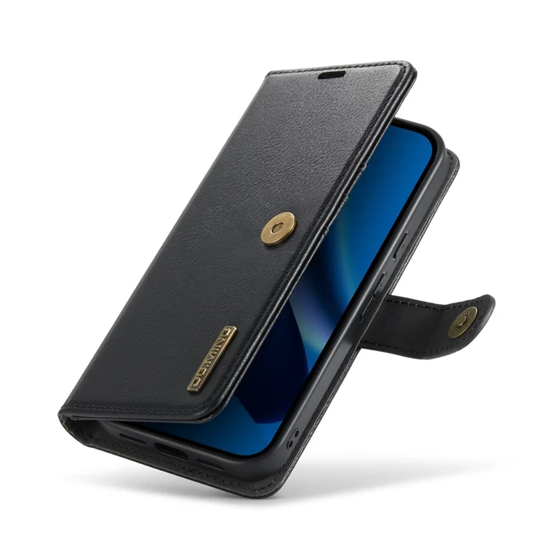 DG.MING for Google Pixel 10a Case Detachable Wallet Stand Split Leather Phone Cover - Black