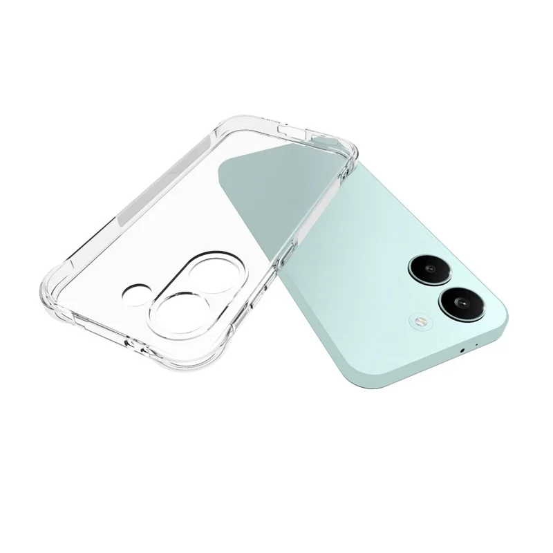 For Xiaomi Poco X8 Pro 5G / Redmi Turbo 5 5G TPU Case Non Slip Anti Drop Phone Cover - Transparent