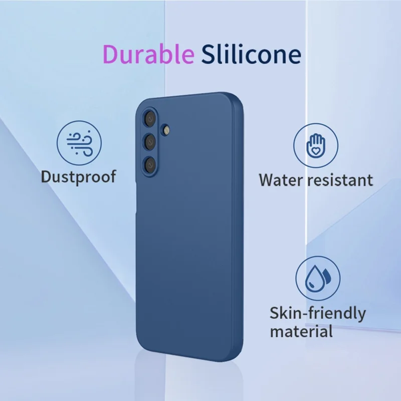 Bulk Purchasing for Samsung Galaxy A16 5G  /  A16 4G  Case Liquid Silicone Feel Soft TPU Protective Phone Cover - Blue