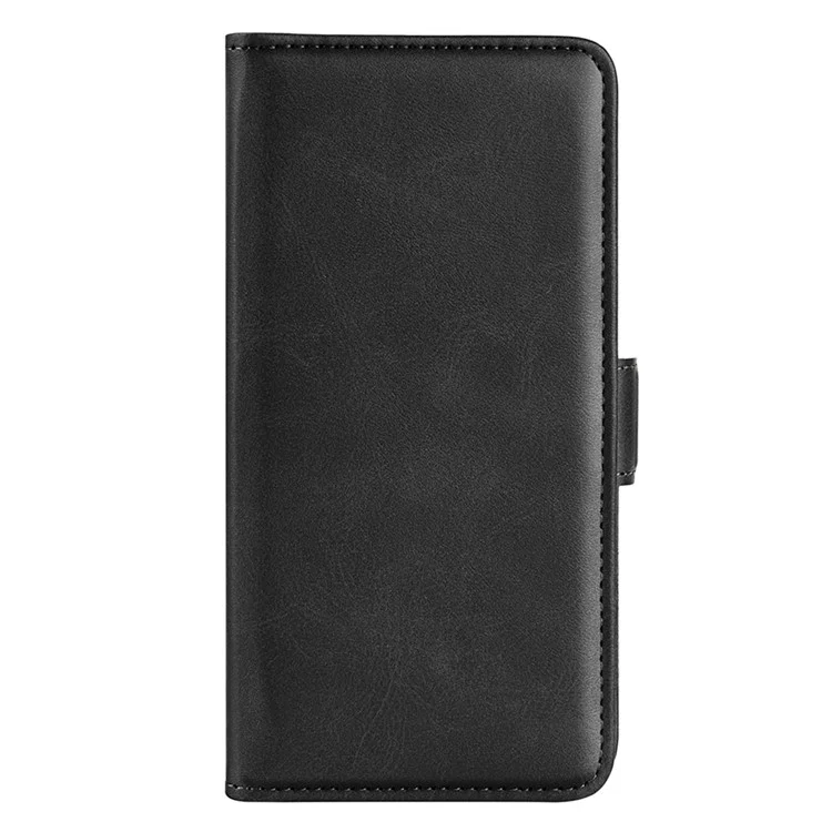 Pour Xiaomi Poco C40 4G Anti-scratch PU Leather Dual Magnetic Flasp Texture Texture Stand Case Portefeuille Protection de Protection Téléphone - le Noir