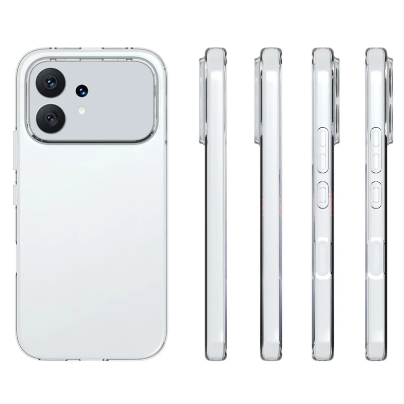 Voor Honor 600 5G Duidelijke Telefoonhoes Watermerkbestendige TPU Achterklep