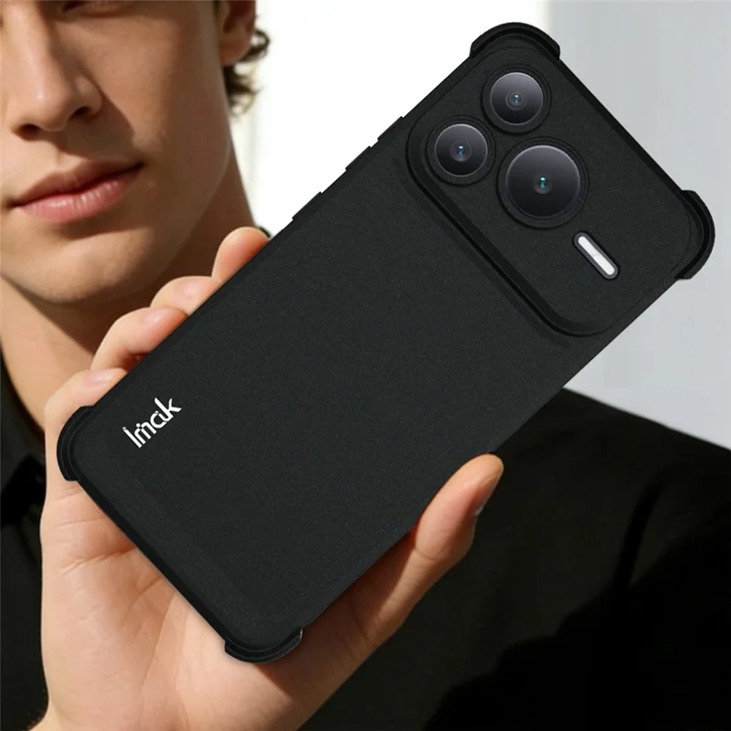 IMAK For Honor Power2 5GCase TPU Phone Cover Airbag Shockproof Protection - Matte Black