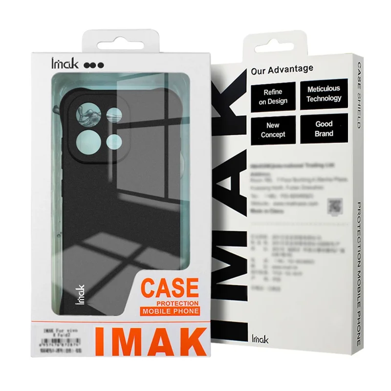 IMAK For Google Pixel 10a Case TPU Phone Cover Airbag Shockproof Protection - Matte Black