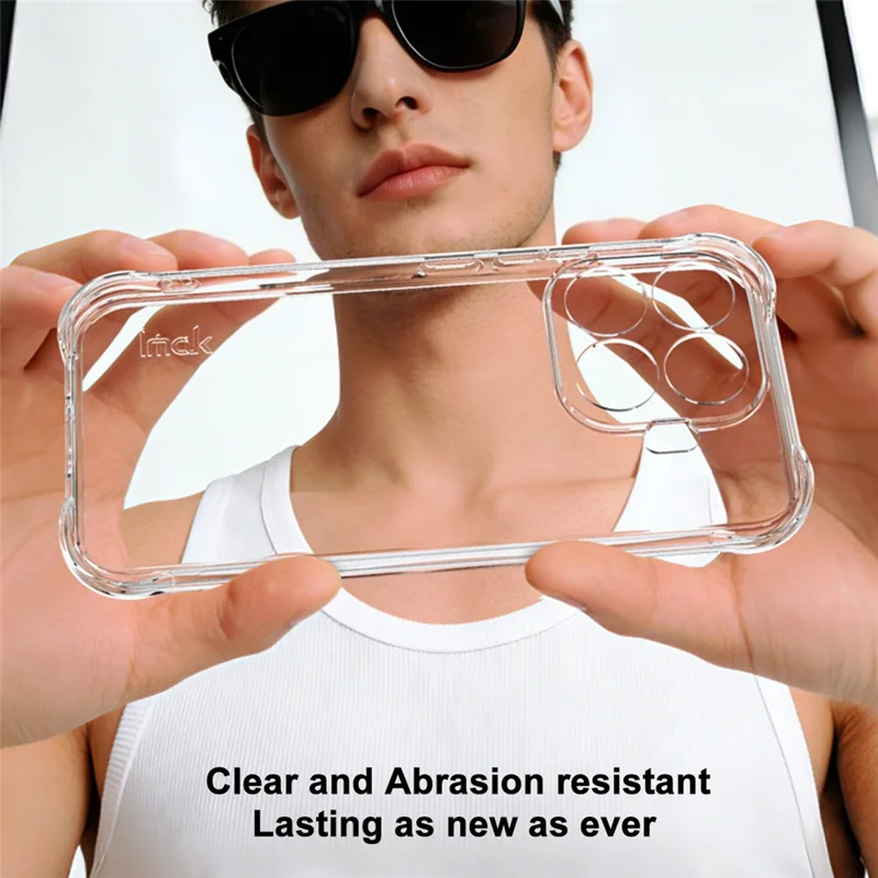 IMAK For Xiaomi 17T Case TPU Phone Cover Airbag Shockproof Protection - Transparent