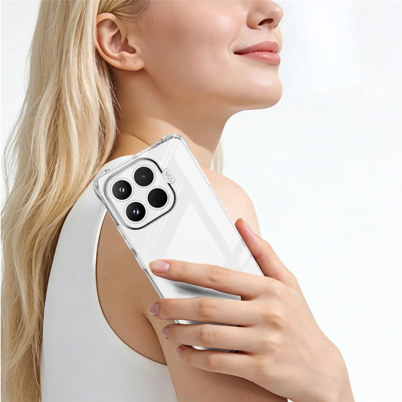 IMAK For Xiaomi 17T Case TPU Phone Cover Airbag Shockproof Protection - Transparent