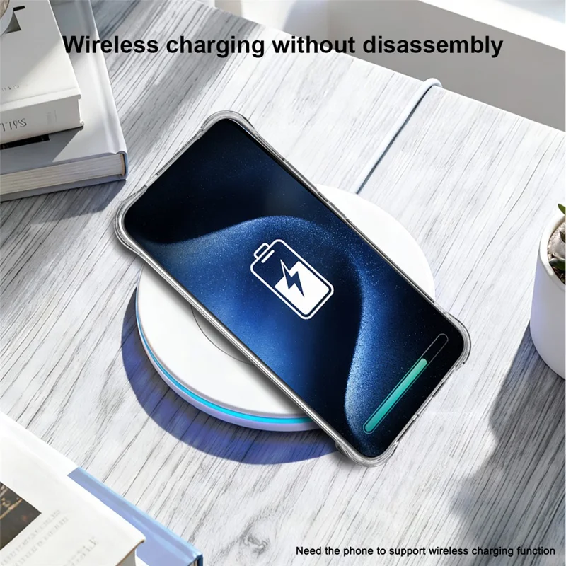 IMAK For Xiaomi 17T Case TPU Phone Cover Airbag Shockproof Protection - Transparent