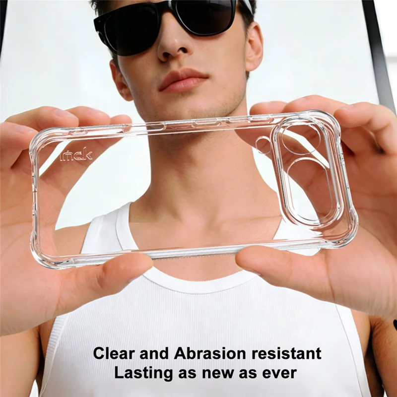 IMAK For Honor Magic8 Pro Air 5G Case TPU Phone Cover Airbag Shockproof Protection - Transparent