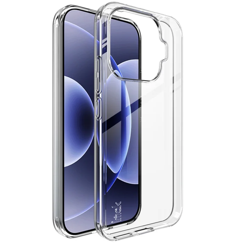 IMAK UX-10 Series For Xiaomi 17T Phone Case Soft TPU Mobile Back Cover - Transparent