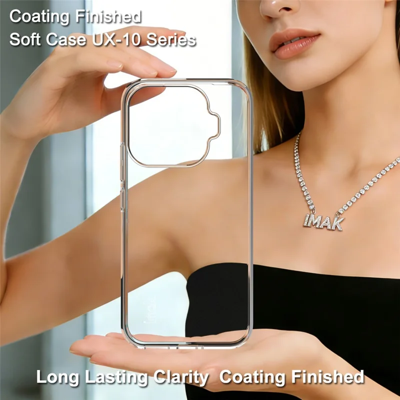 IMAK UX-10 Series For Xiaomi 17T Phone Case Soft TPU Mobile Back Cover - Transparent