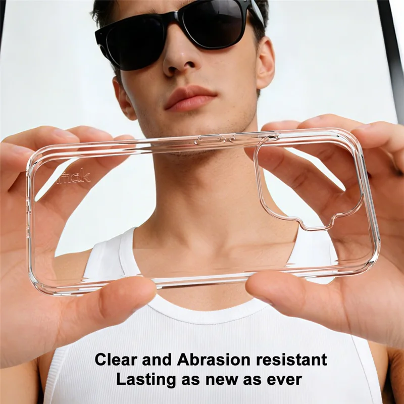 IMAK UX-10 Series For Xiaomi 17T Phone Case Soft TPU Mobile Back Cover - Transparent