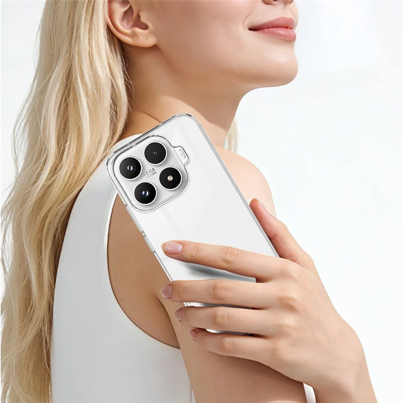 IMAK UX-10 Series For Xiaomi 17T Phone Case Soft TPU Mobile Back Cover - Transparent