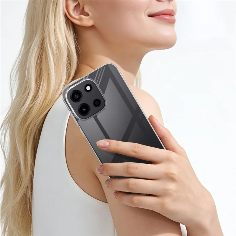 IMAK UX-10 Series For OnePlus Turbo 6 5G Phone Case Soft TPU Mobile Back Cover - Transparent