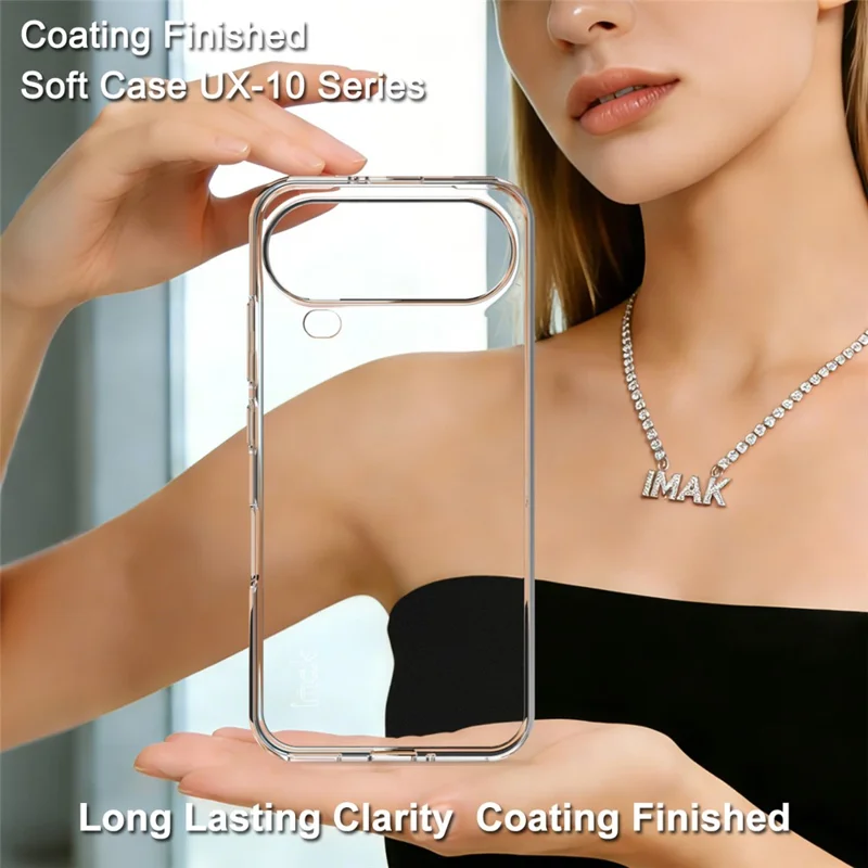 IMAK UX-10 Series For Honor Magic8 Pro Air 5G Phone Case Soft TPU Mobile Back Cover - Transparent