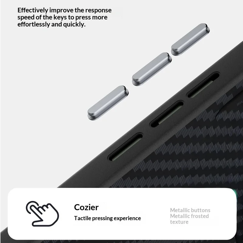 ABEEL For Xiaomi 17 Ultra 5G Magnetic Case Carbon Fiber Texture Phone Back Cover - Black / Silver