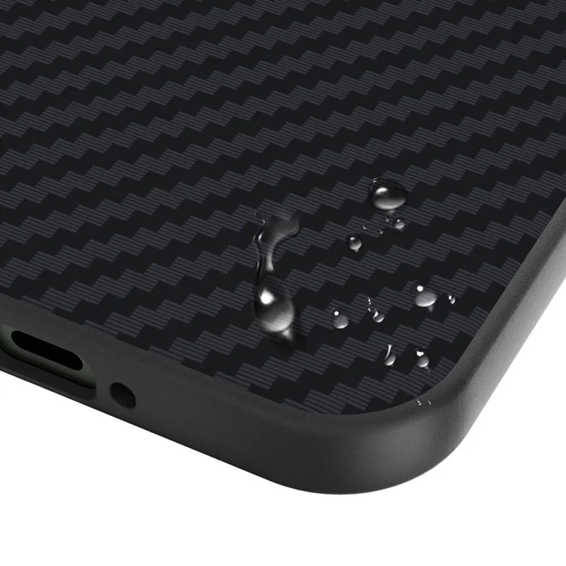 ABEEL For Xiaomi 17 Ultra 5G Magnetic Case Carbon Fiber Texture Phone Back Cover - Black / Silver
