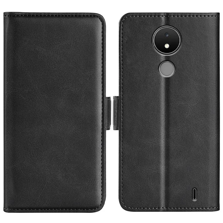 Pour Nokia C21 Cas de Textures de Temf - le Noir