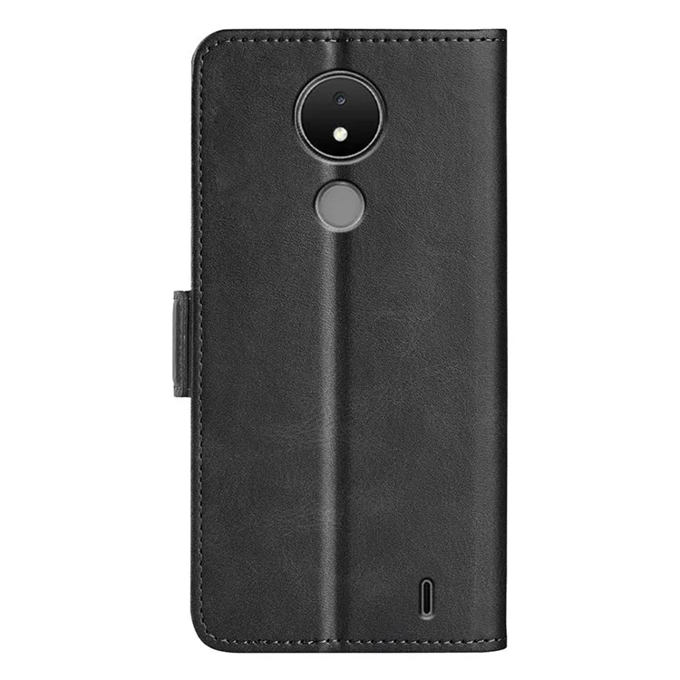 Pour Nokia C21 Cas de Textures de Temf - le Noir