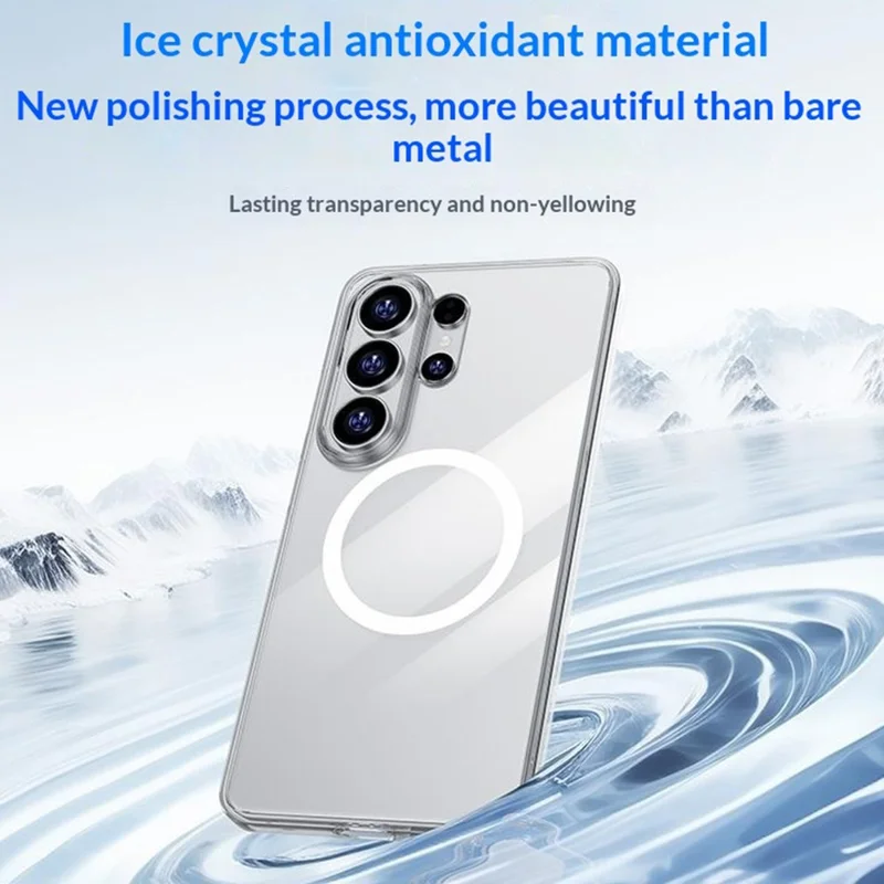 BENKS For Samsung Galaxy S26 Ultra Magnetic Case TPU PC Clear Phone Cover - Transparent