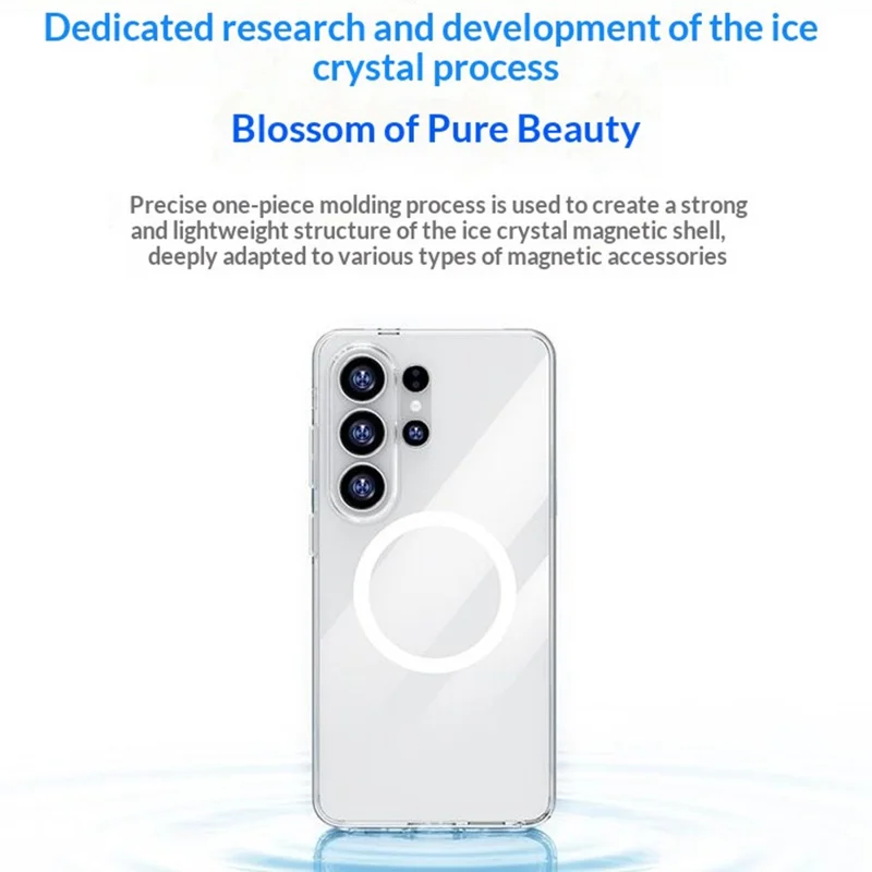 BENKS For Samsung Galaxy S26 Ultra Magnetic Case TPU PC Clear Phone Cover - Transparent