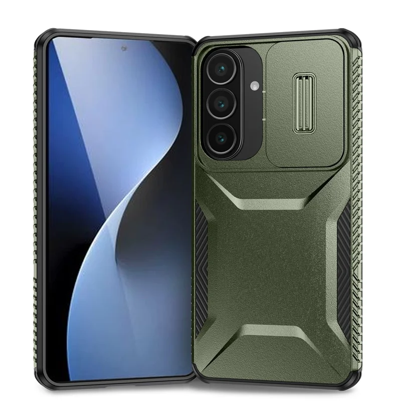 Cover per Samsung Galaxy S26+ Camshield TPU + PC con Laterale Antiscivolo - Verde