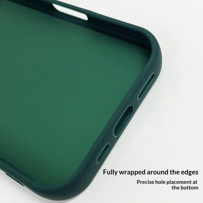 Bulk Purchasing for iPhone 16 Plus Phone Case with Diamond Pattern Lens Frame PC TPU Protective Cover - Blackish Green