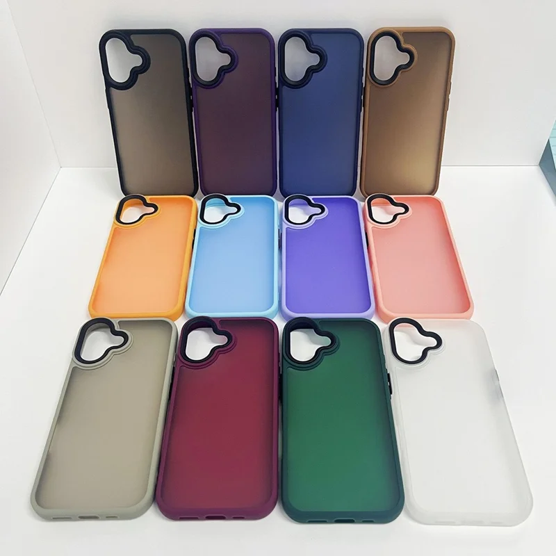 Kauf in Großmengen für iPhone 17 Hülle mit schwarzer Objektivfassung PC TPU Handyrückseite – Schwarz