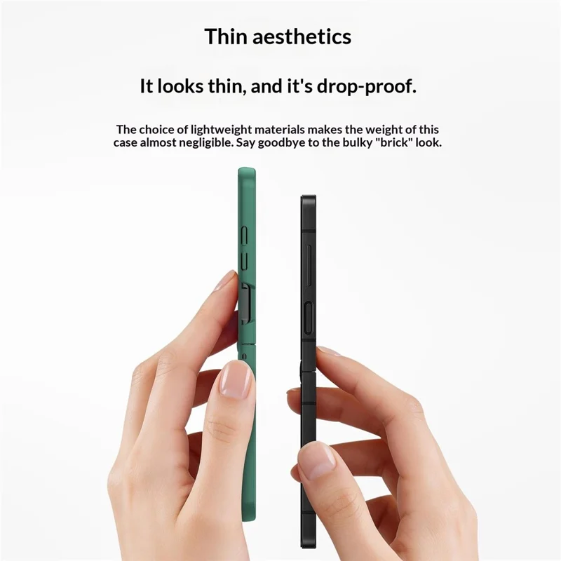 Cover per ZTE nubia Flip3 5G, Custodia Ultrasottile in Materiale PC Rigido con Finitura Gommata al Tocco - Blu