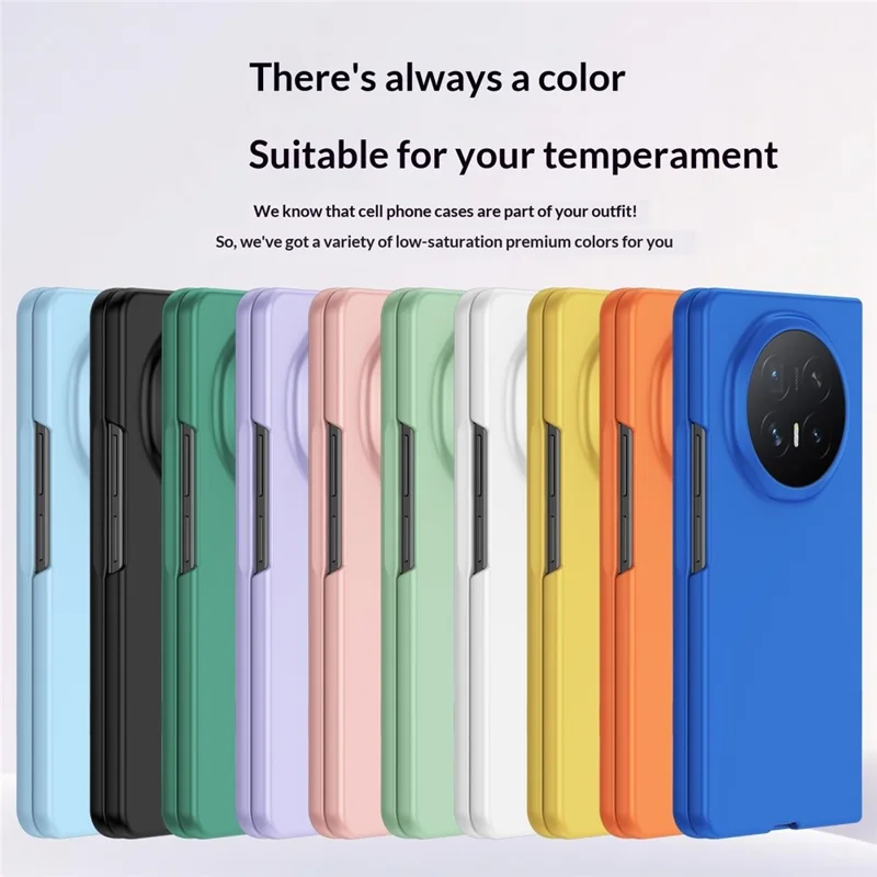 For Honor Magic V6 5G Case Ultradunne Skin Touch Rubberachtige Harde PC-telefoonhoes - Blauw