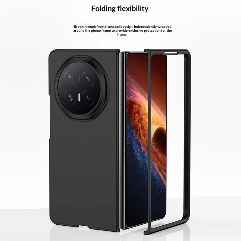 For Honor Magic V6 5G Case Ultradunne Skin Touch Rubberachtige Harde PC-telefoonhoes - Blauw