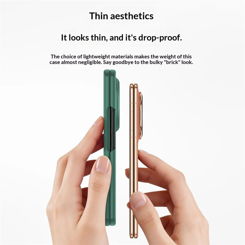 For Honor Magic V6 5G Case Ultradunne Skin Touch Rubberachtige Harde PC-telefoonhoes - Blauw