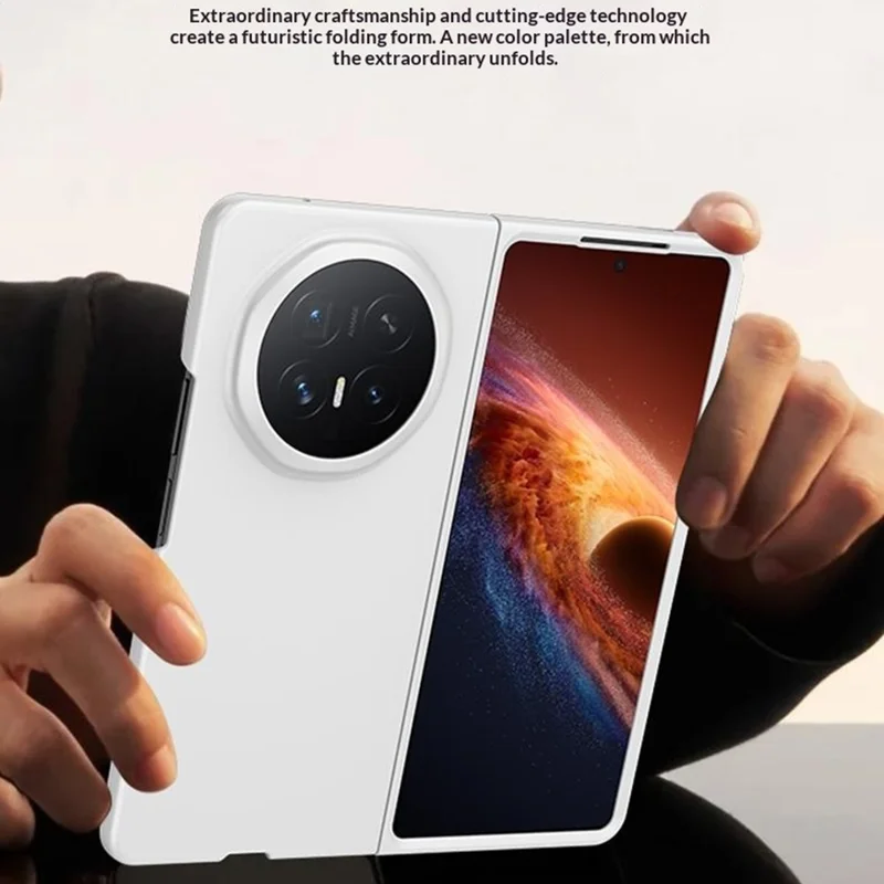 For Honor Magic V6 5G Case Ultradunne Skin Touch Rubberachtige Harde PC-telefoonhoes - Blauw