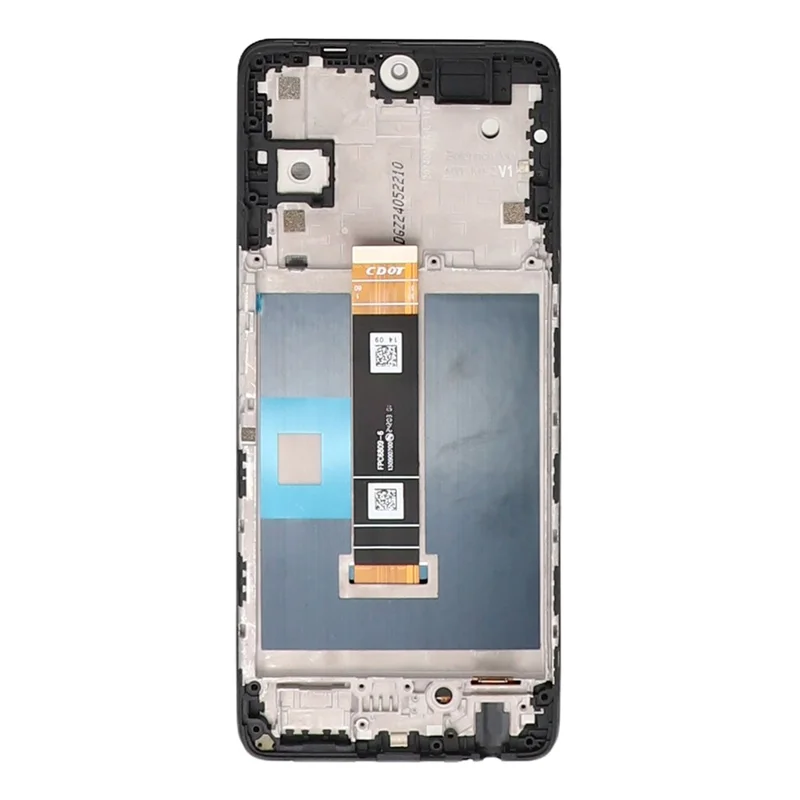 For TCL 50 XL Nxtpaper 5G T702M T704SP Grade B LCD Screen and Digitizer Assembly + Frame Part, Glossy Screen (Without Logo)
