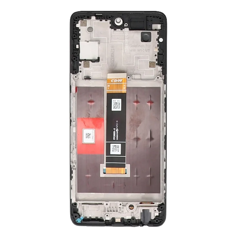 For TCL 50 Pro NxtPaper 5G T803E T803D Grade B LCD Screen and Digitizer Assembly + Frame Part, Glossy Screen (Without Logo)