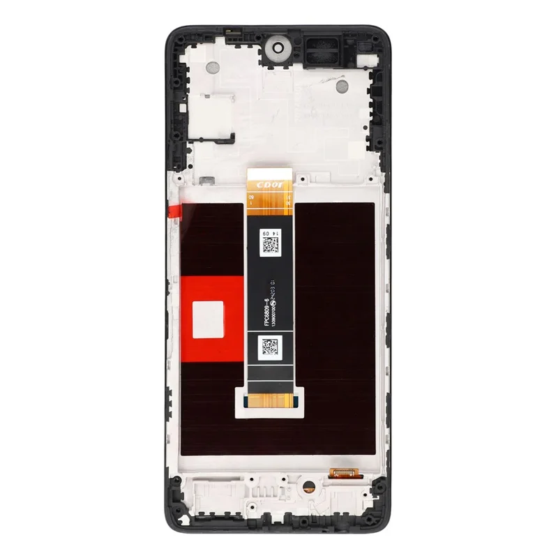 For TCL 50 NxtPaper 5G T702D Grade B LCD Screen and Digitizer Assembly + Frame Part, Glossy Screen (Without Logo)